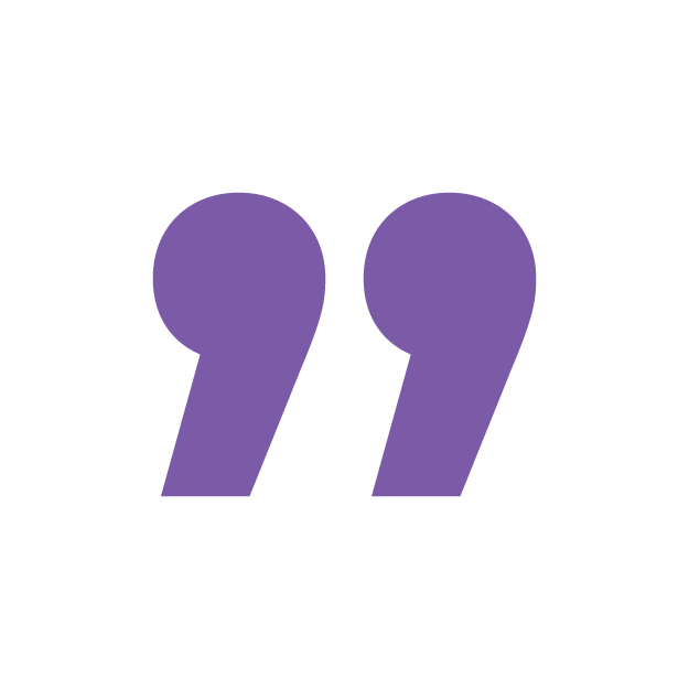 purple end quotation mark