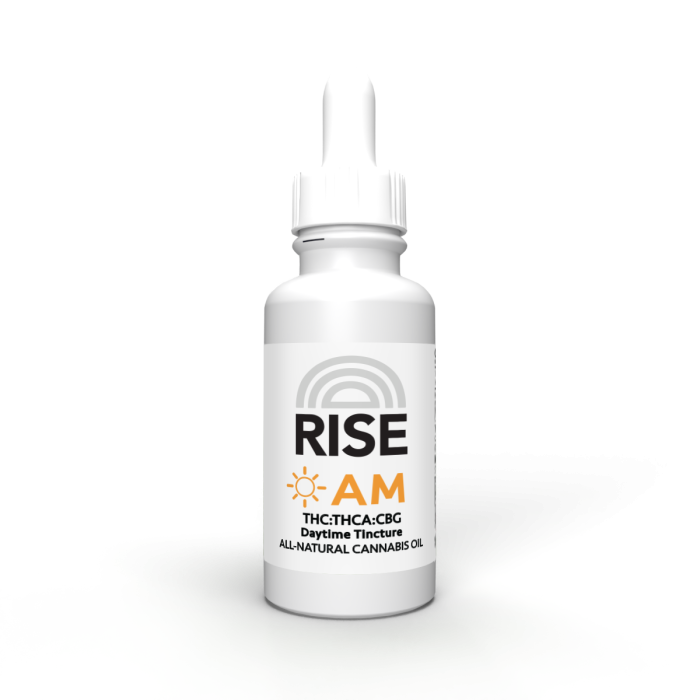 RISE AM Tincture All-Natural Cannabis Oil