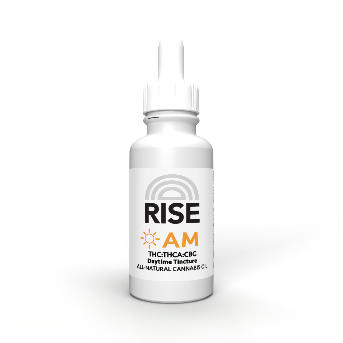 RISE AM Tincture All-Natural Cannabis Oil