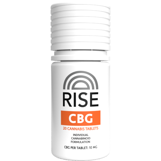 RISE CBG Tablets 20 ct bottle