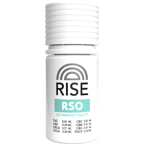 RISE RSO Tablets 20 ct bottle