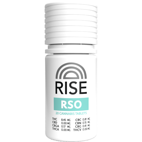 RISE RSO Tablets 20 ct bottle