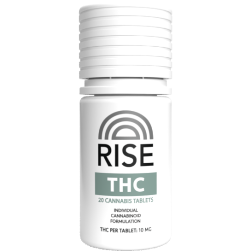 RISE THC Tablets 20 ct bottle