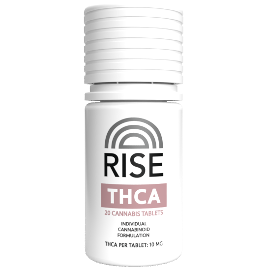 RISE THCA Tablets 20 ct bottle