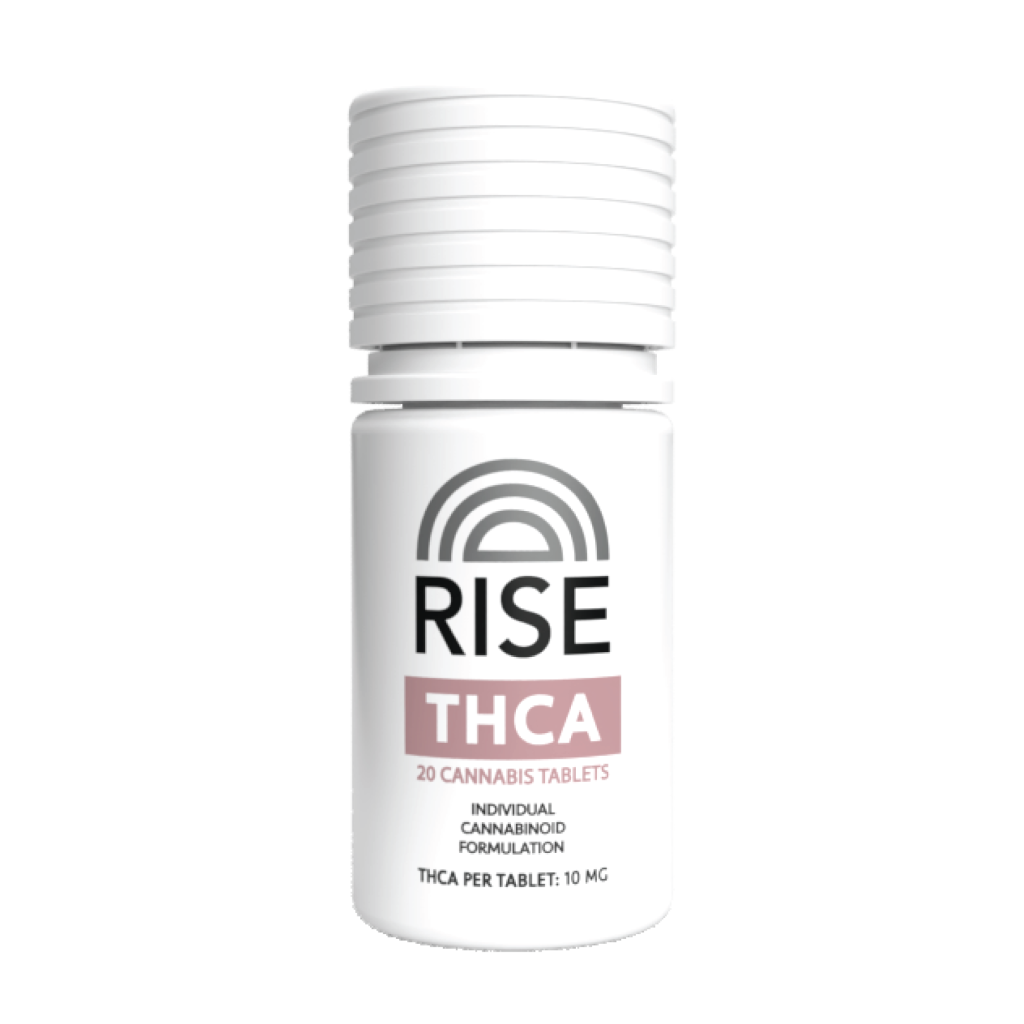 RISE THCA Tablets 20 ct bottle