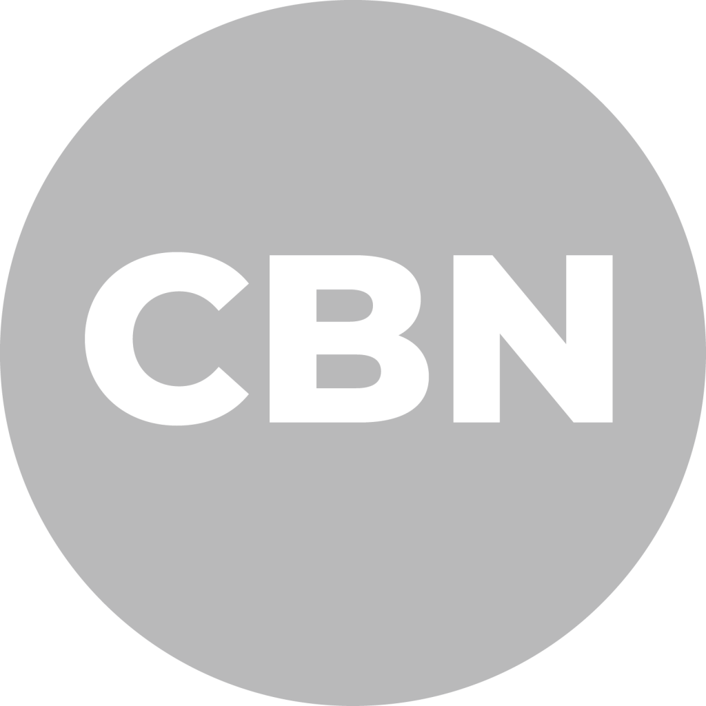 CBN text on gray circle