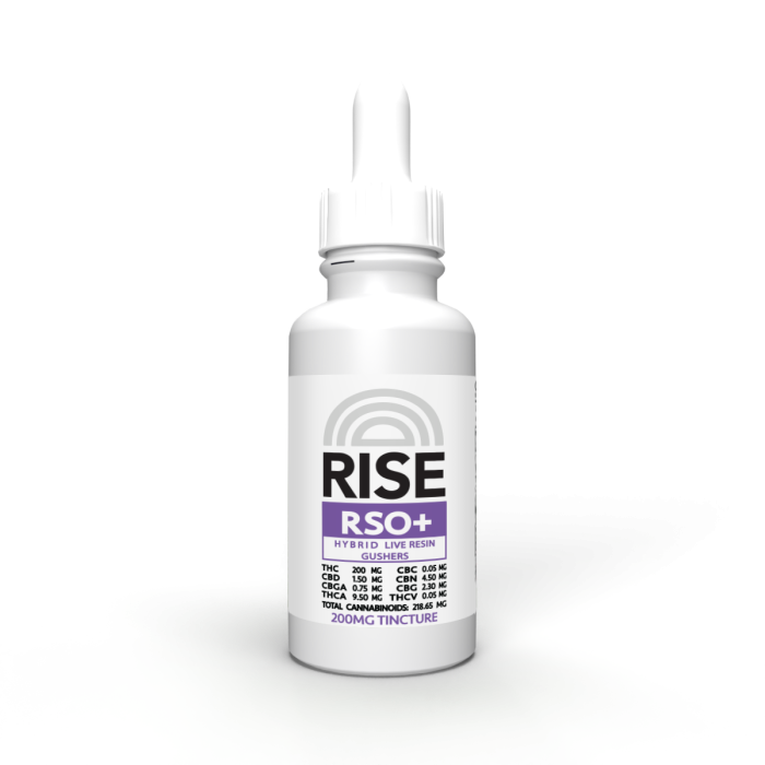 RISE RSO+ Tincture 200mg All-Natural Cannabis Oil